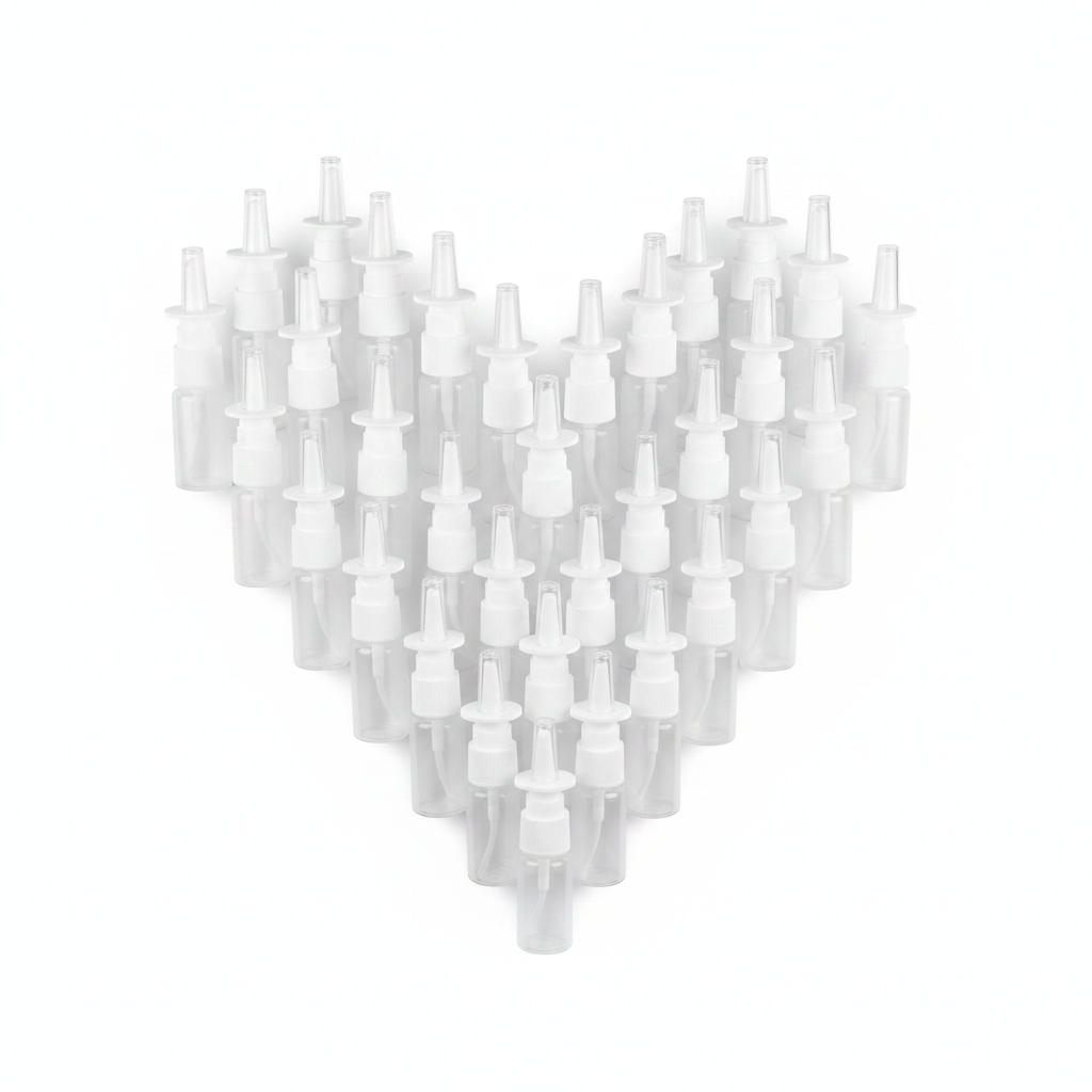 50 Bottles in a Heart Shape